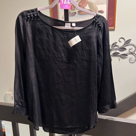 NWT GAP Women's Black Top #166 - Picture 6 of 6